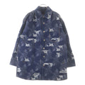 GUCCI 25SS Denim Jacquard Shirt Jacket Floral Indigo Size 52
