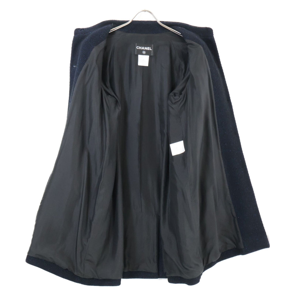 CHANEL P33927 Silk Blend Coat Size 38