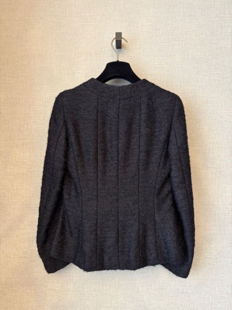 CHANEL Collarless Jacket — Size 38