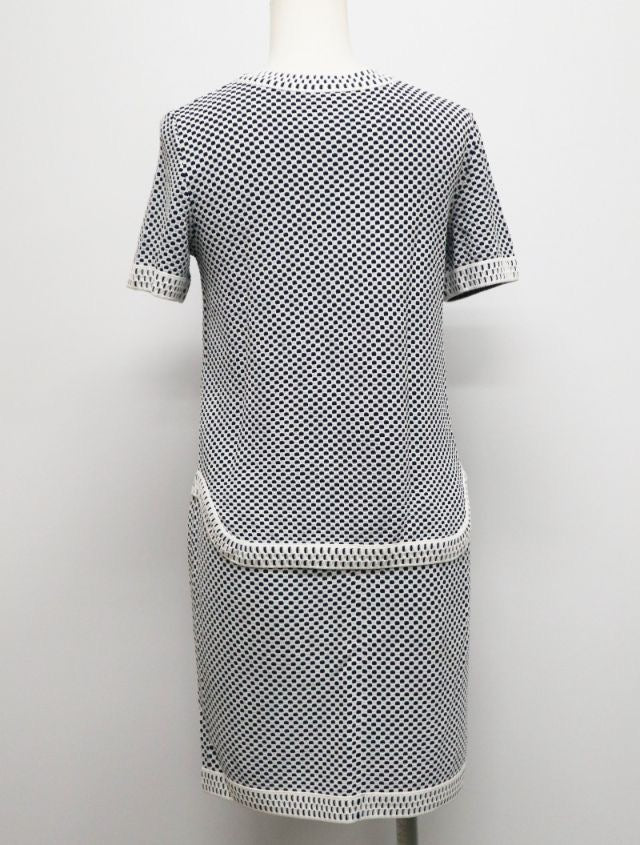 CHANEL Knit Stretch Top & Skirt Setup — Size 34/36 (P47955 / P47956)