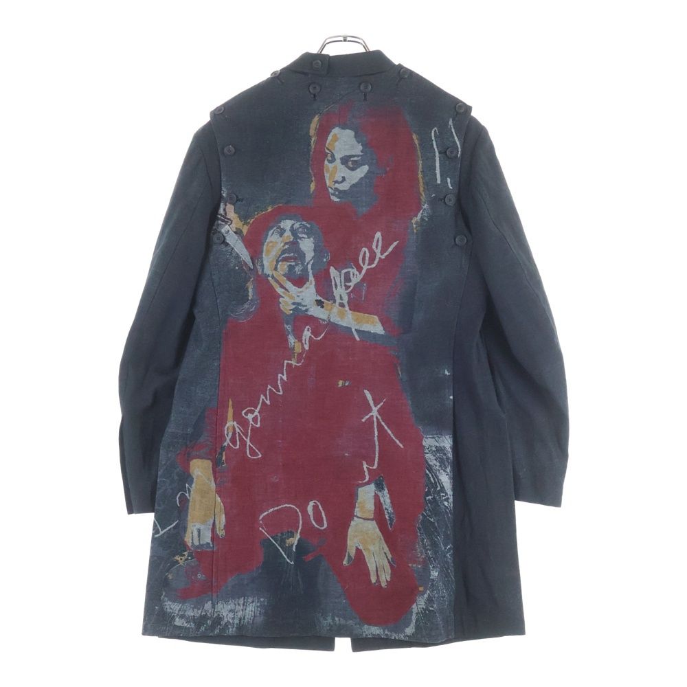YOHJI YAMAMOTO POUR HOMME 21SS Back Button-Open Cotton Jacket — Size 3