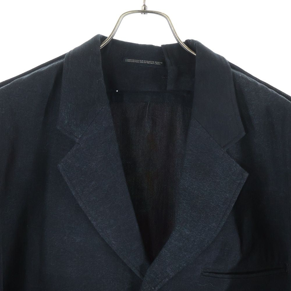 YOHJI YAMAMOTO POUR HOMME 21SS Back Button-Open Cotton Jacket — Size 3