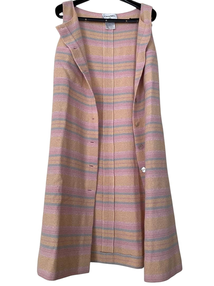 CHANEL Gilet Vest Sleeveless Dress Size 40