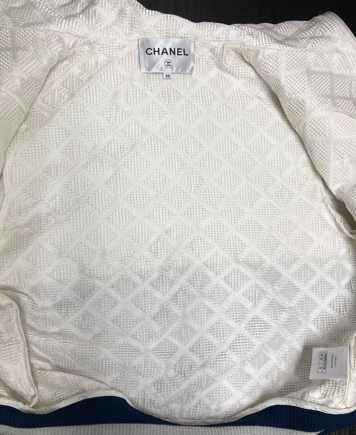 CHANEL Homme Bomber Jacket — Size 34