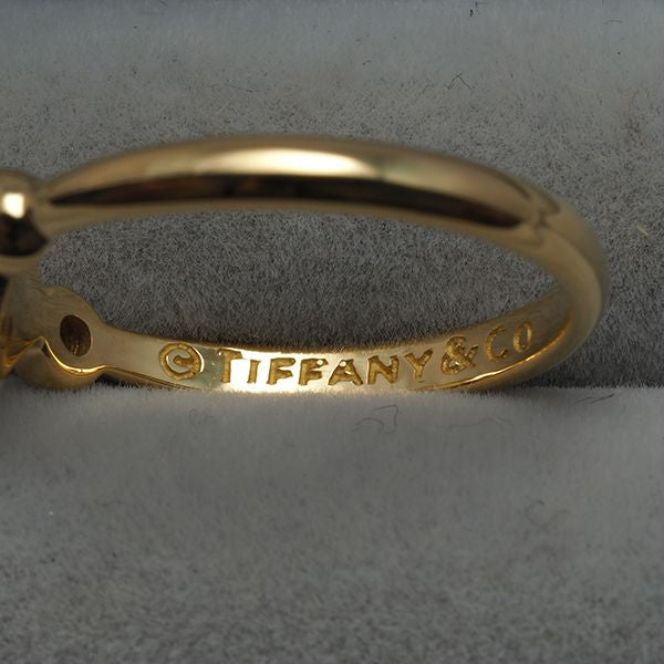 TIFFANY & CO. Full Heart Diamond Ring K18YG Size 10.5