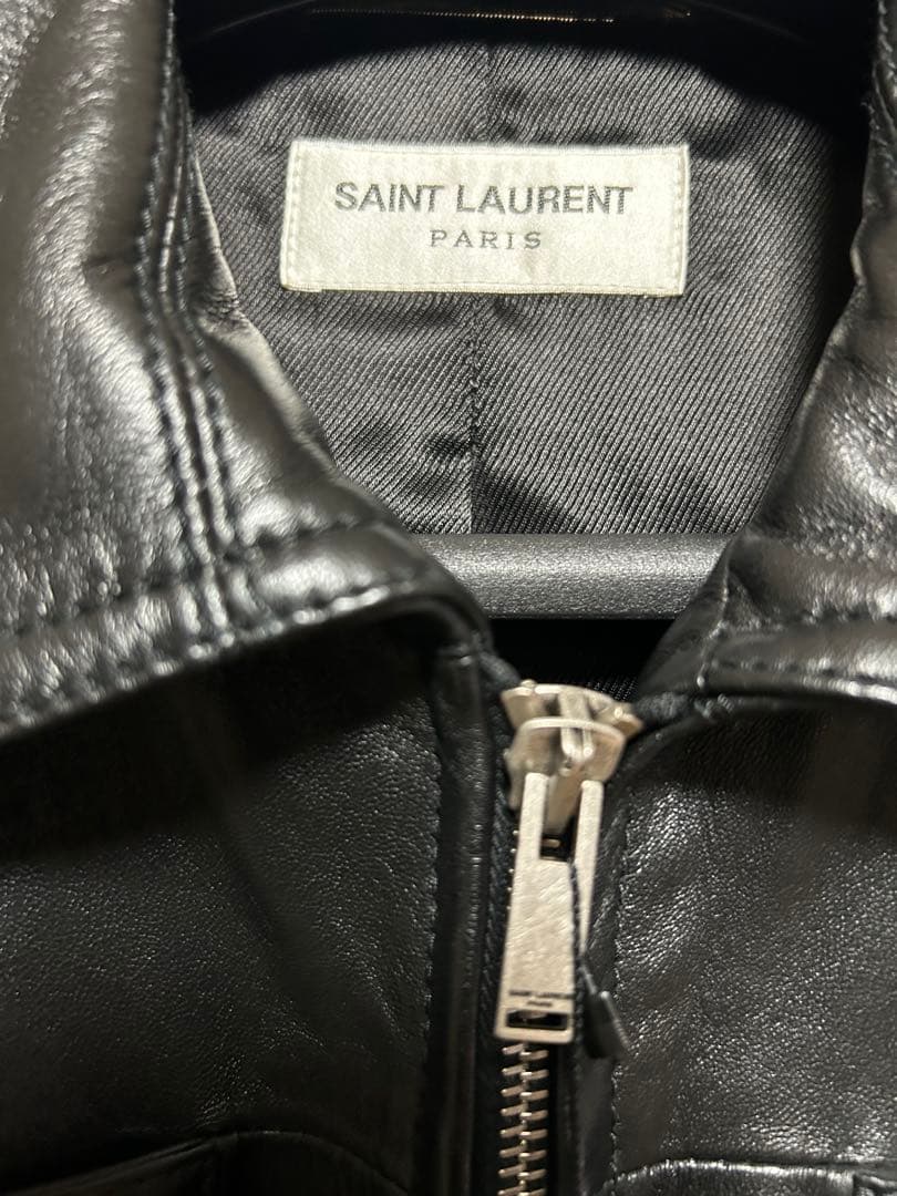 SAINT LAURENT 21SS Leather Jacket Size 44