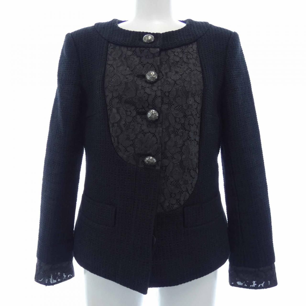 CHANEL Collarless Jacket Size 36