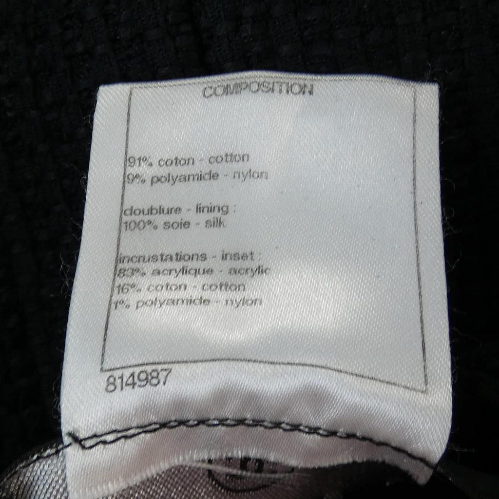CHANEL Collarless Jacket Size 36
