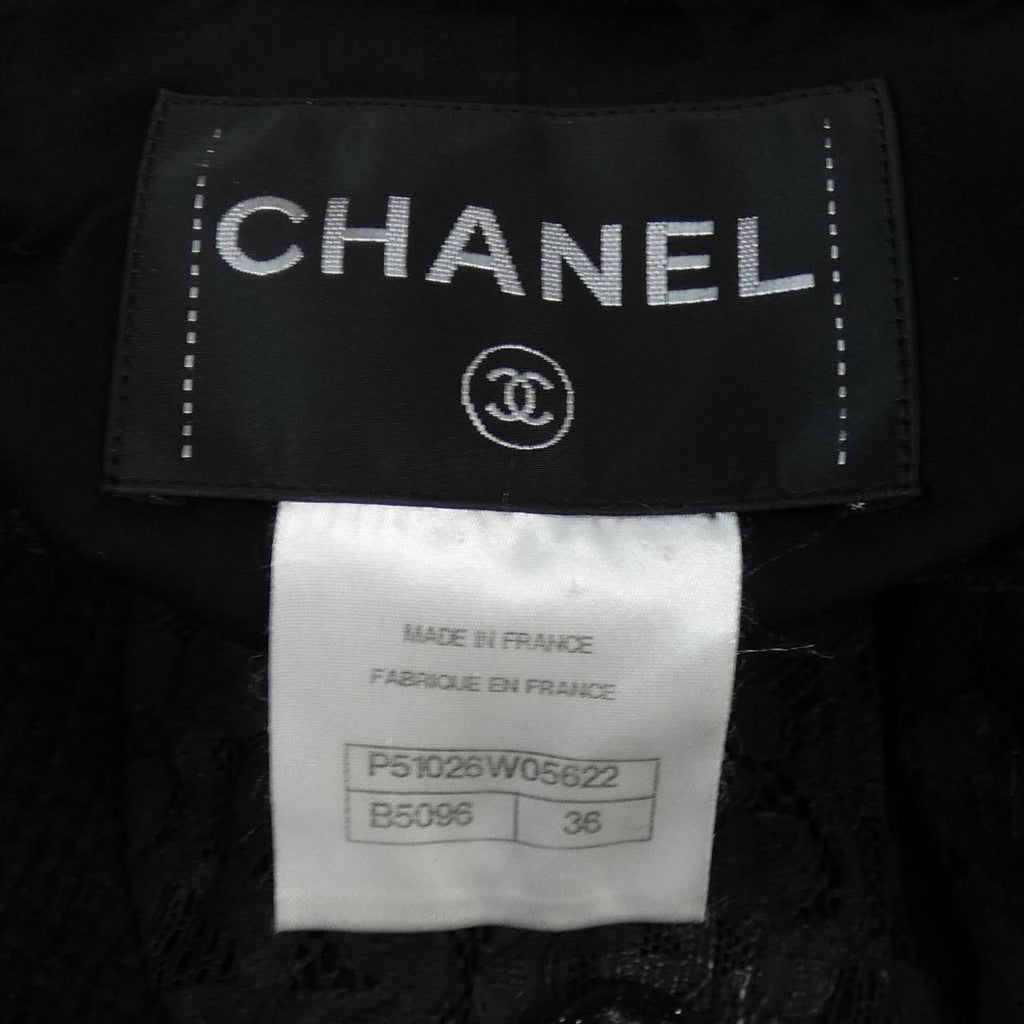 CHANEL Collarless Jacket Size 36