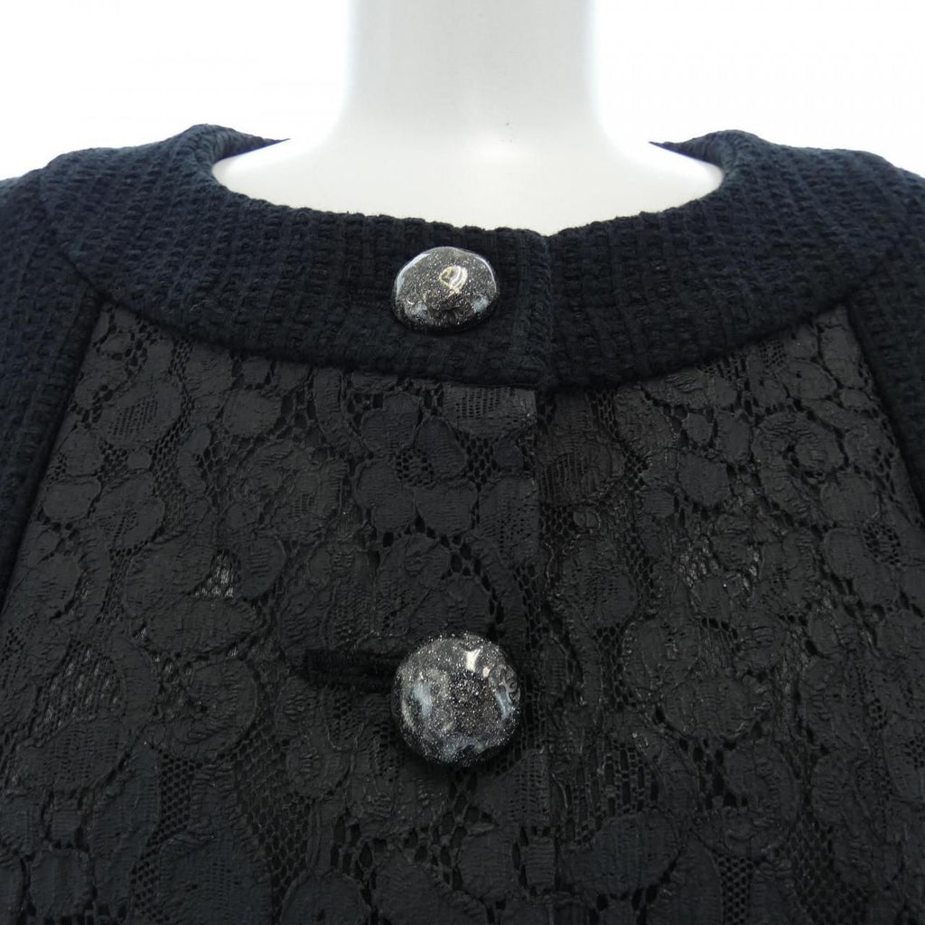 CHANEL Collarless Jacket Size 36