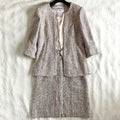 CHANEL 03P Tweed Jacket & Skirt Setup Suit Jacket Skirt — Pink