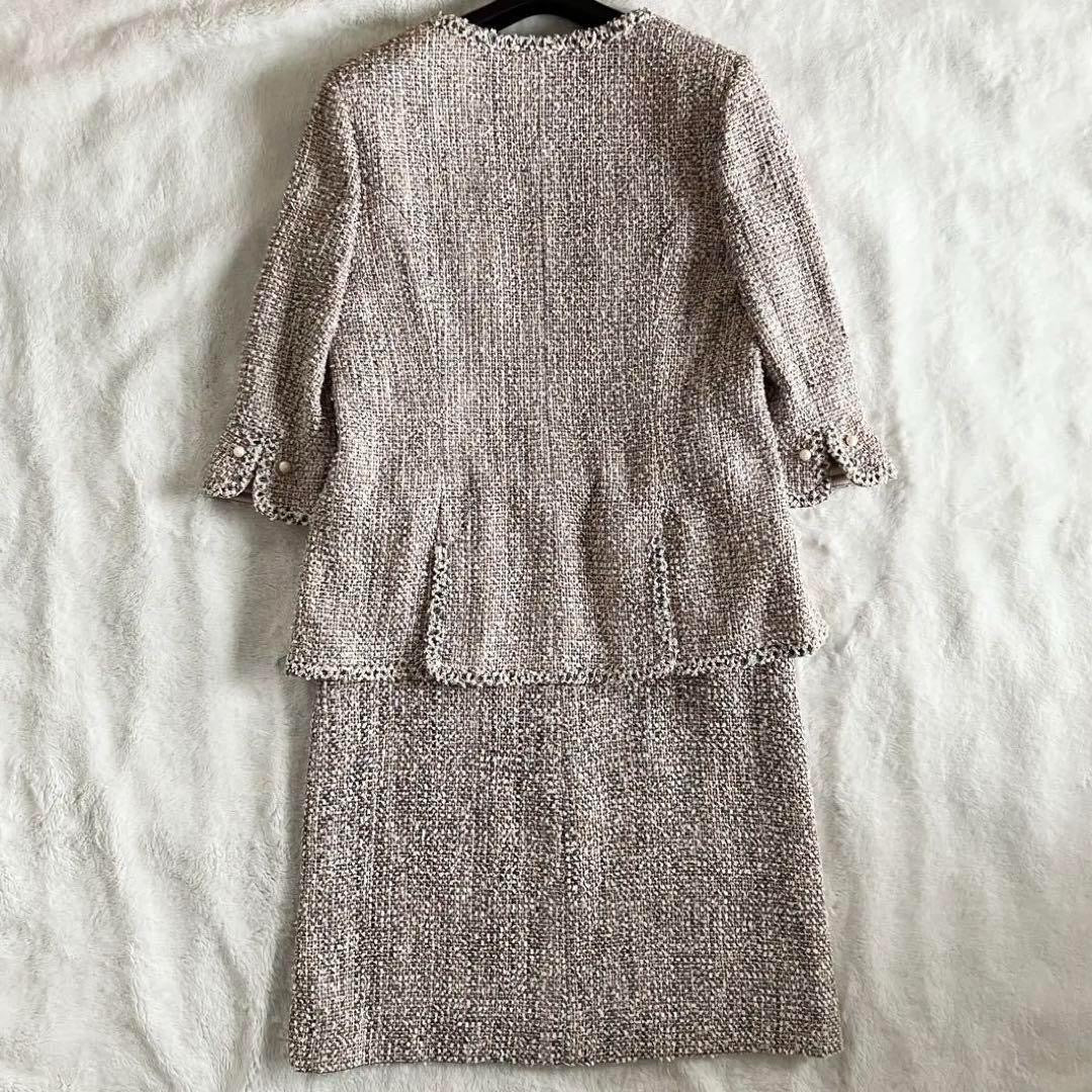 CHANEL 03P Tweed Jacket & Skirt Setup Suit Jacket Skirt — Pink