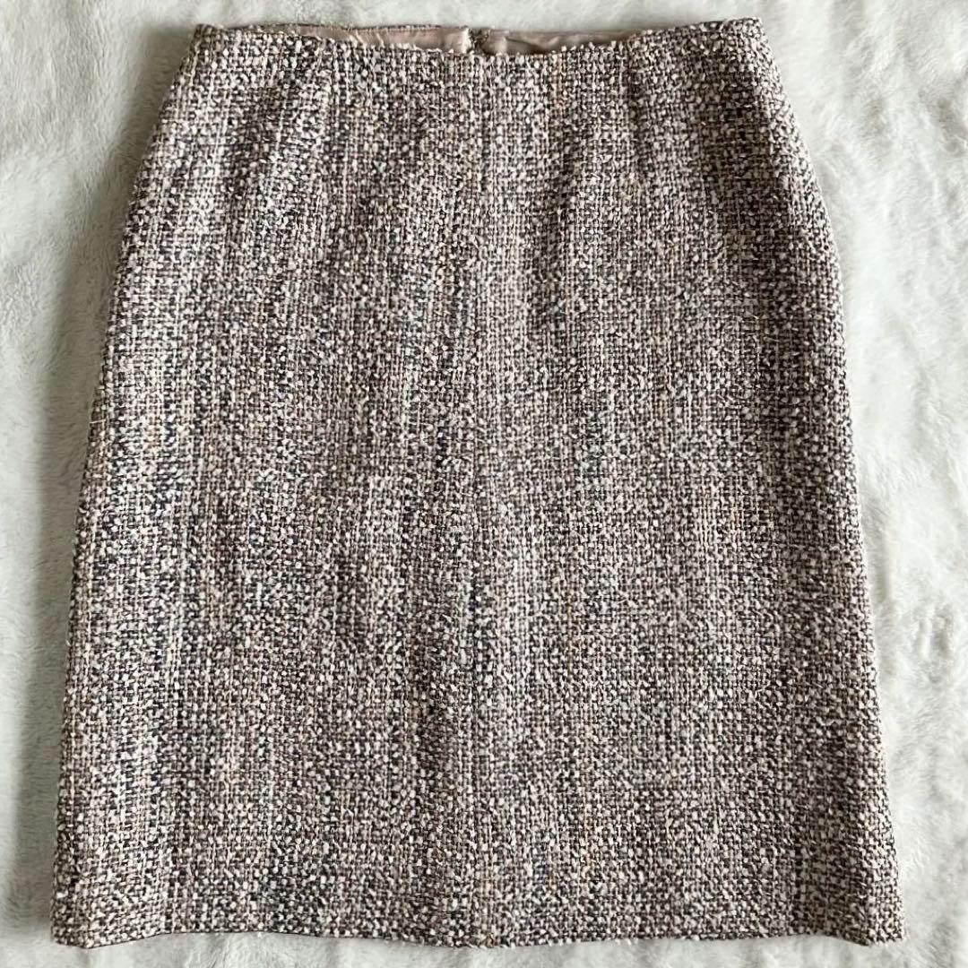 CHANEL 03P Tweed Jacket & Skirt Setup Suit Jacket Skirt — Pink
