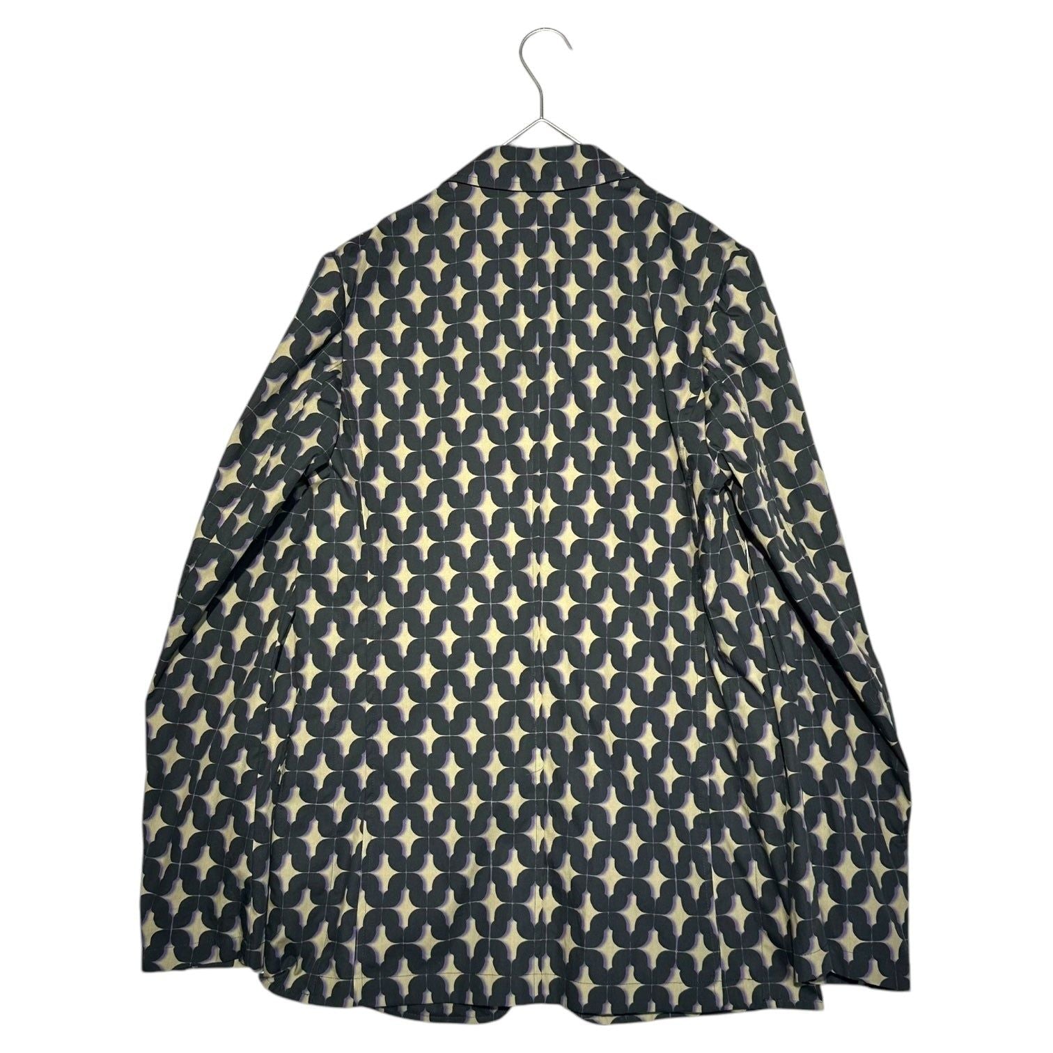 DRIES VAN NOTEN 24SS Graphic Tile Print Casual Tailored Jacket Size 46
