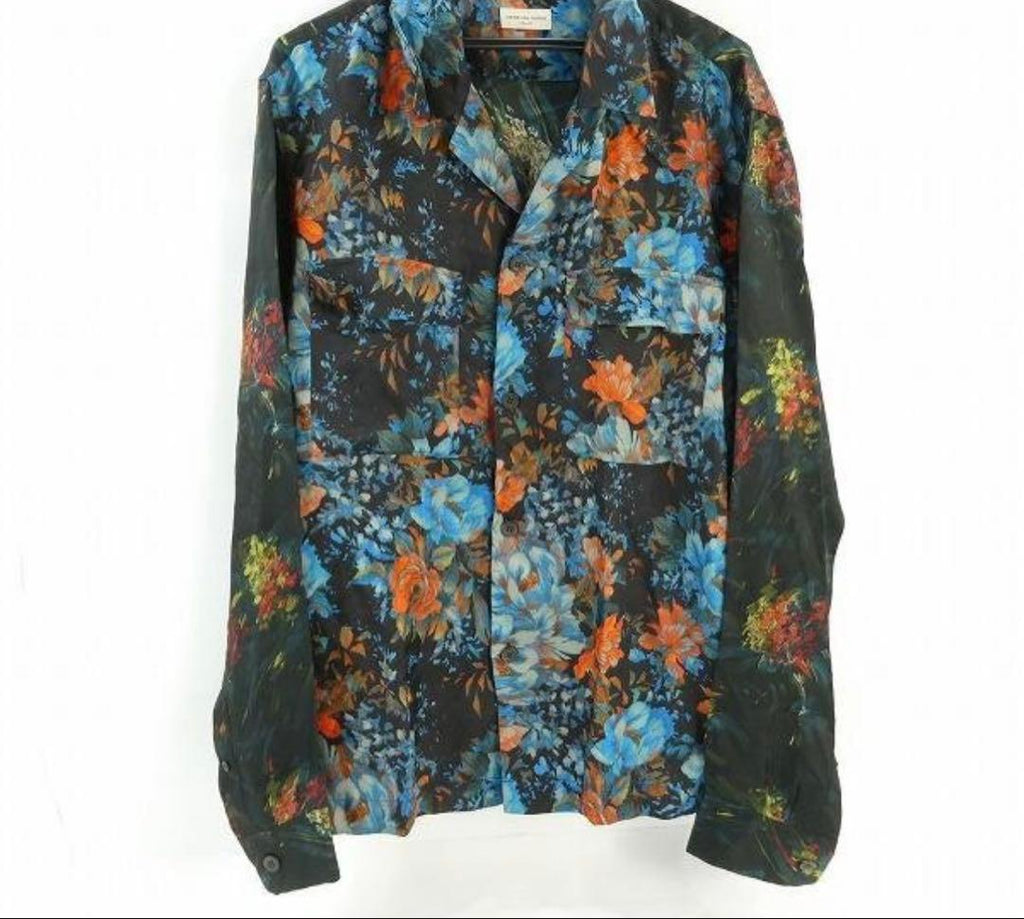 DRIES VAN NOTEN 20SS All-Over Floral Print Jacket Size 50
