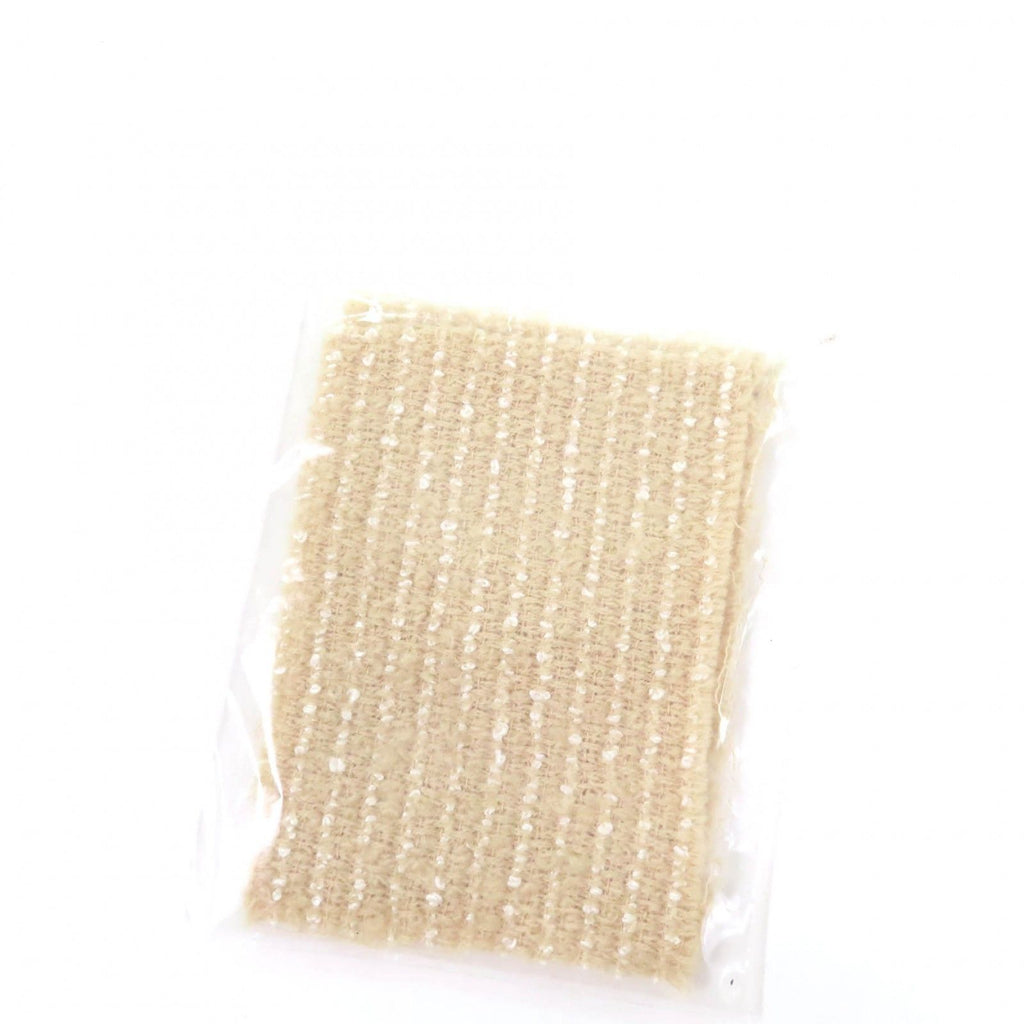 CHANEL 02C Vintage Coco Mark Tweed Jacket & Skirt Setup Beige Size 38