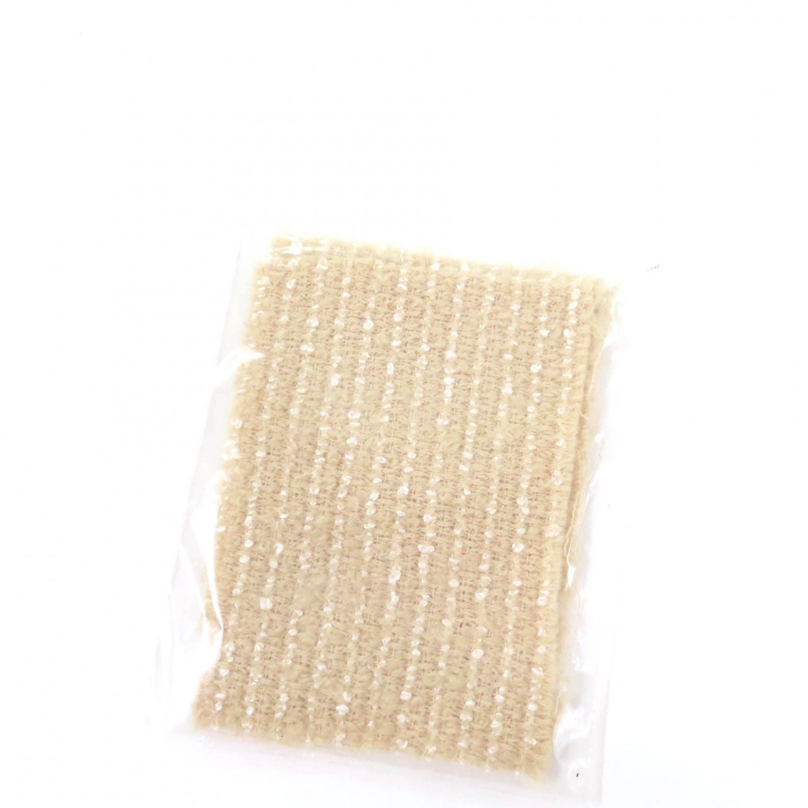 CHANEL 02C Vintage Coco Mark Tweed Jacket & Skirt Setup Beige Size 38