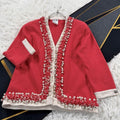 CHANEL Karl Lagerfeld Era Tweed Knit Cardigan Long Sleeve