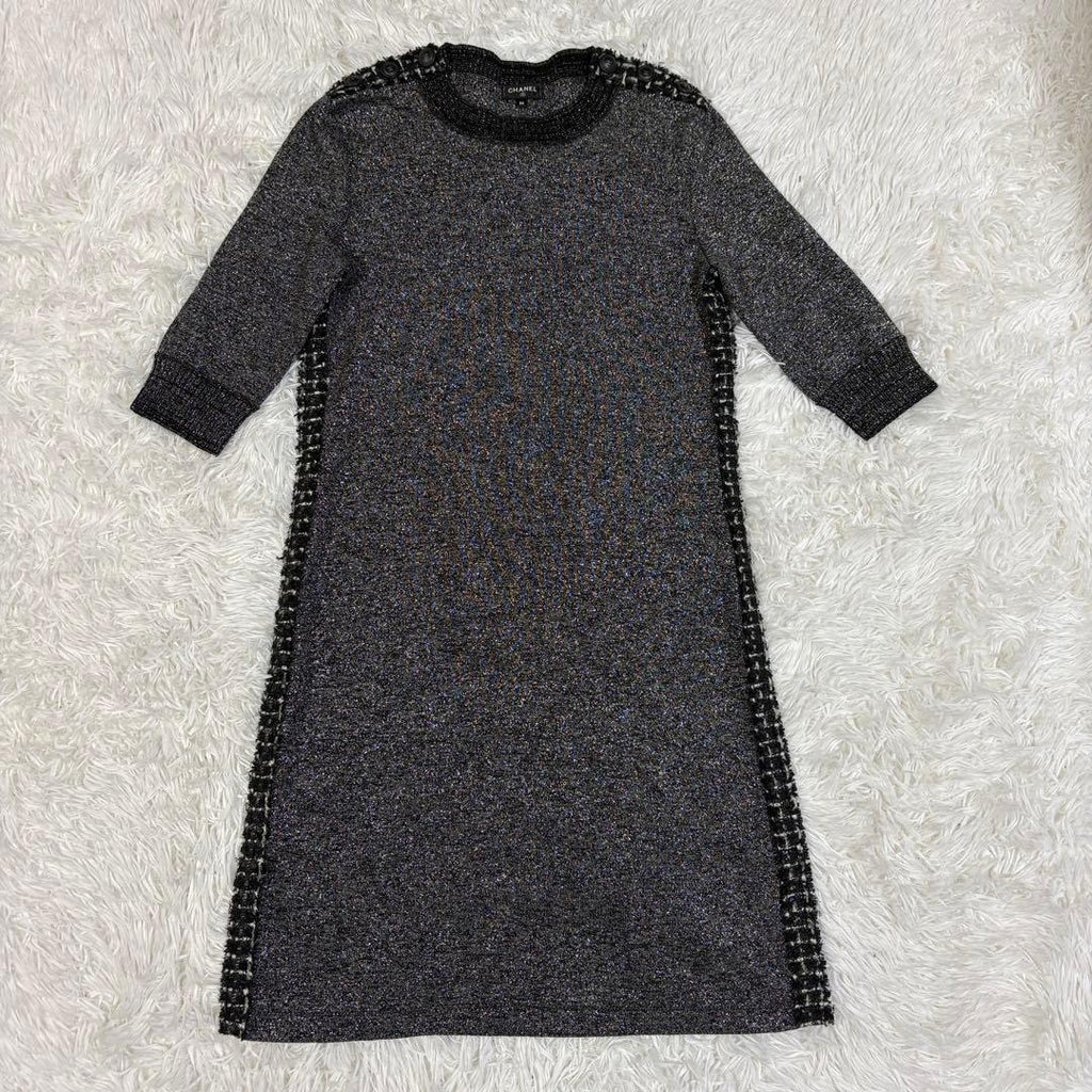 CHANEL Wool Cashmere Lame P57394K07554