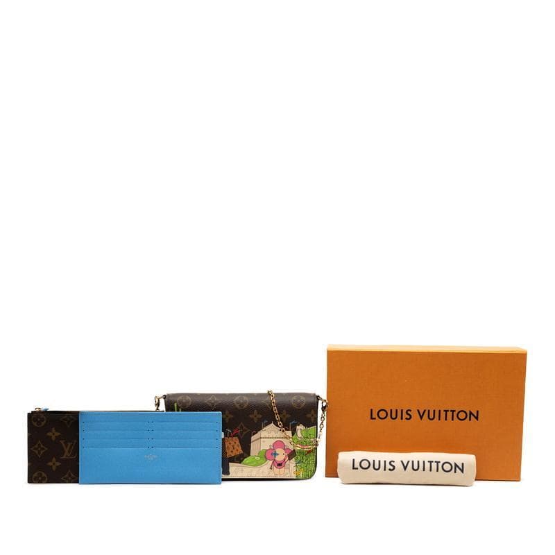 Louis Vuitton Pochette Felicie Great Wall of China Panda Vivienne M80992