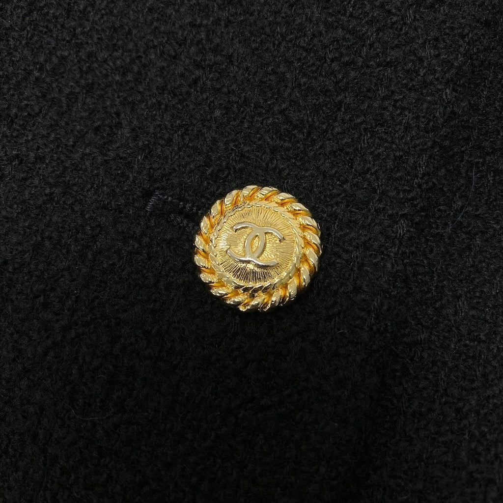 CHANEL Vintage 90s Tweed Setup Suit Coco Mark