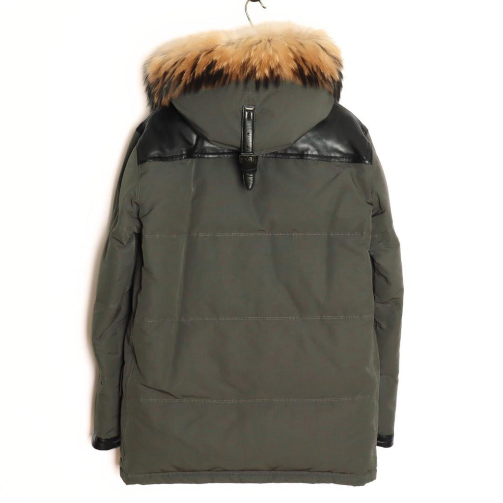 TOM FORD Leather Trim N-3B Down Jacket Size 46