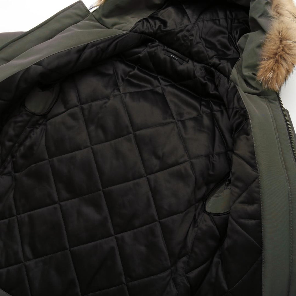 TOM FORD Leather Trim N-3B Down Jacket Size 46