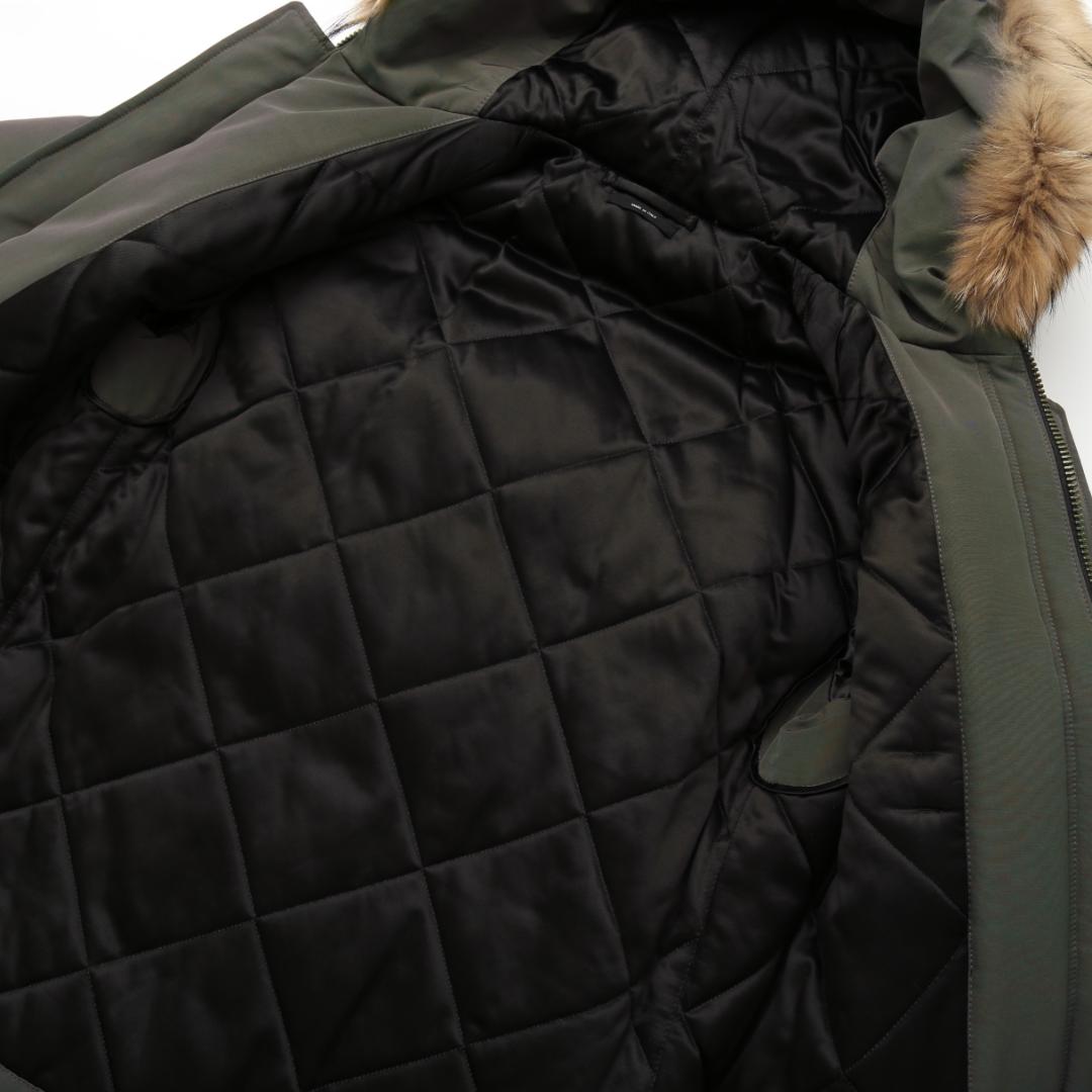 TOM FORD Leather Trim N-3B Down Jacket Size 46