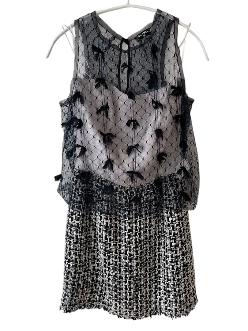 CHANEL camisole Dress Set Size 34
