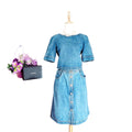 CHANEL Denim Setup Suit Coco Mark