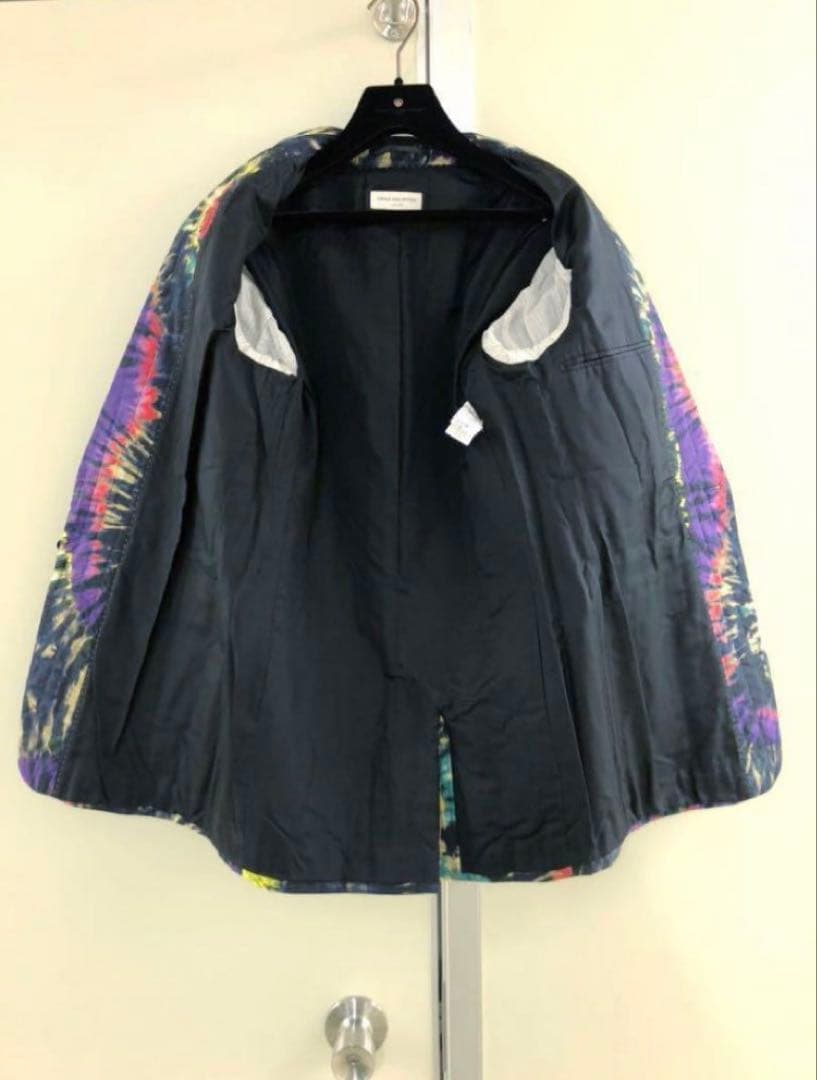Dries Van Noten Tie-Dye Single Quilted Jacket 44
