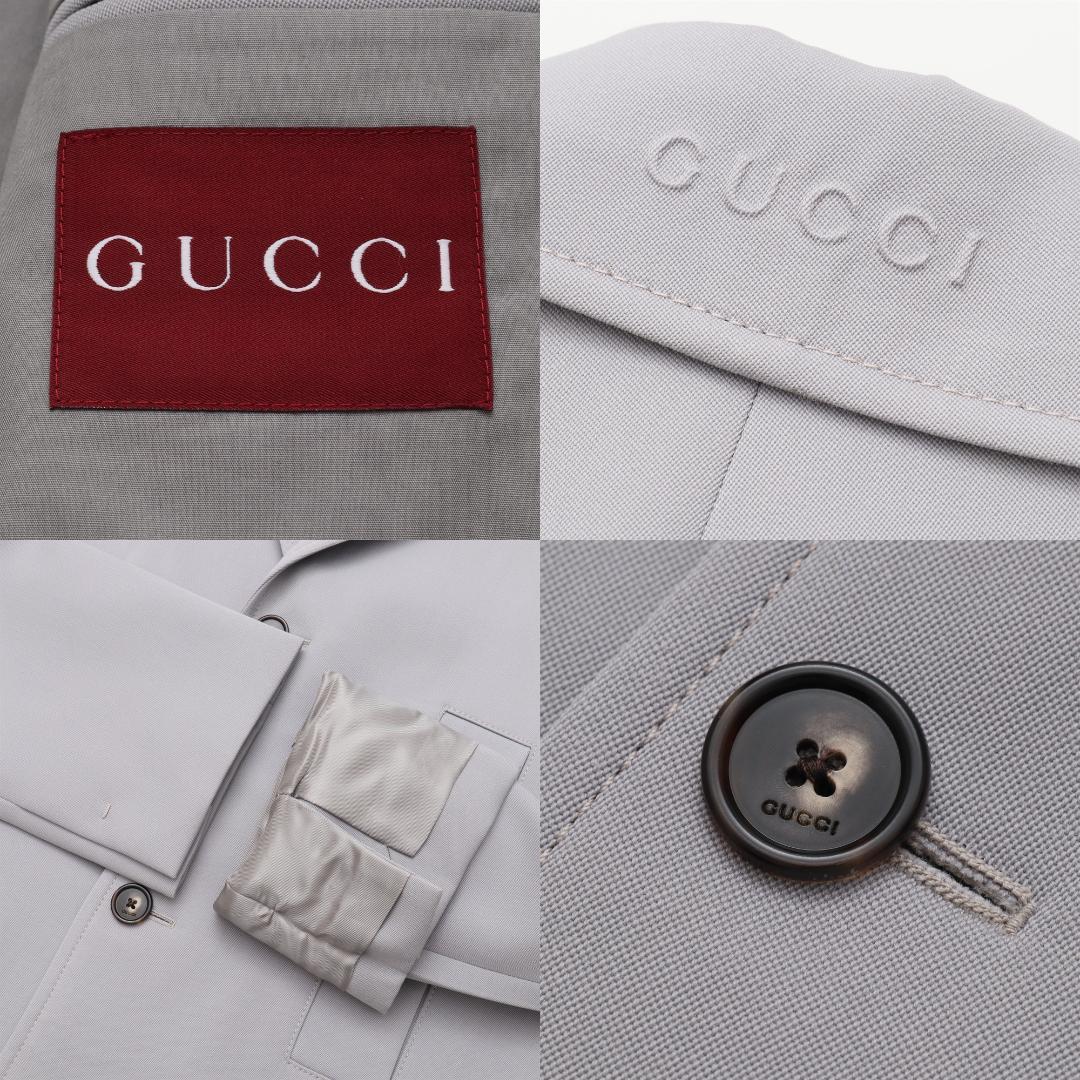 GUCCI 25SS Wool Balmacaan Coat Size 44