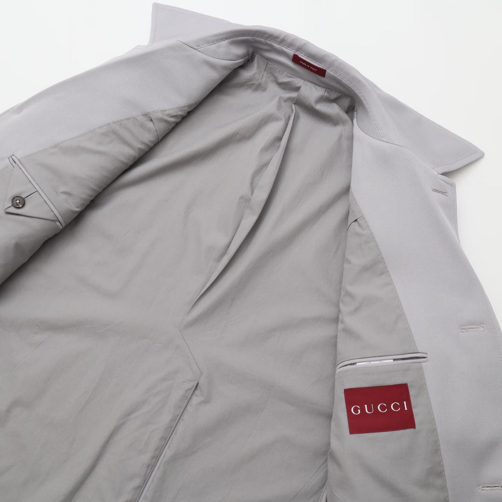 GUCCI 25SS Wool Balmacaan Coat Size 44