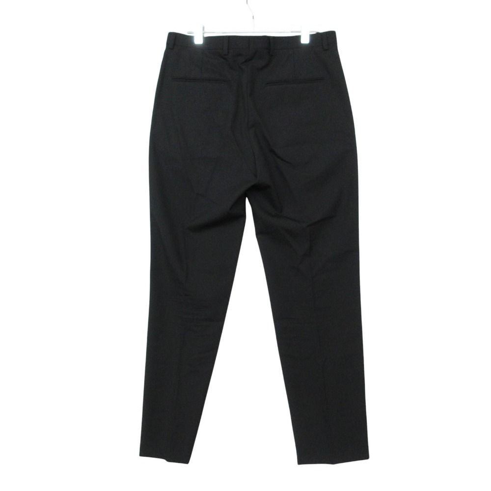 GUCCI GG Lining Single Breasted 2-Button Functional Buttonhole No-Tuck Suit Black Size 46