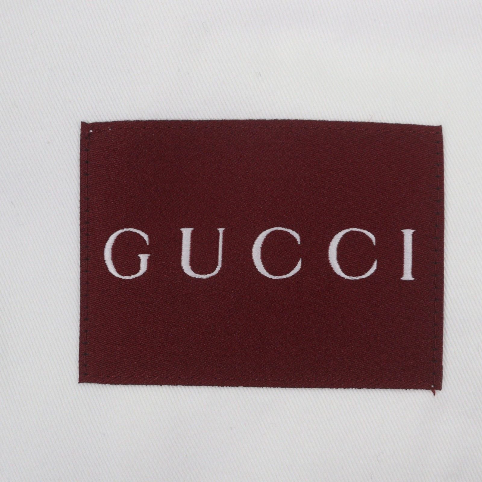 GUCCI Web Line Logo Button Double Breasted Wool Peacoat Navy Size 50