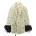 GUCCI Faux Fur Coat Jacket Size 46