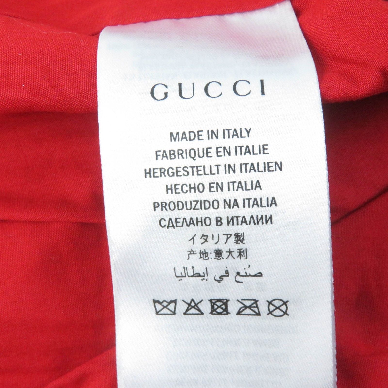 GUCCI 19AW GUCCY Back Logo Lambskin Bomber Jacket Gold Size 38