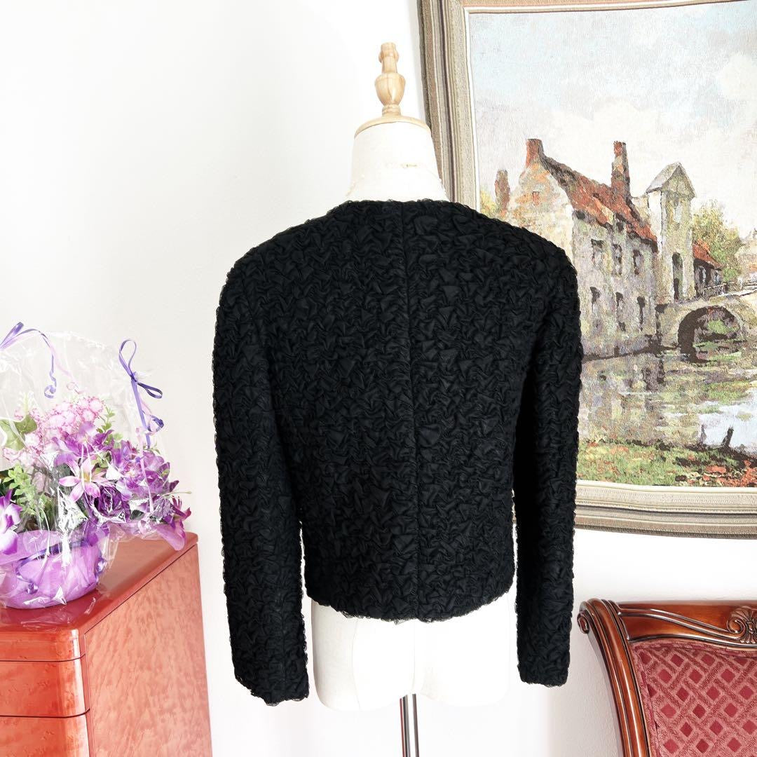 CHANEL Tulle Whip Blouson Jacket