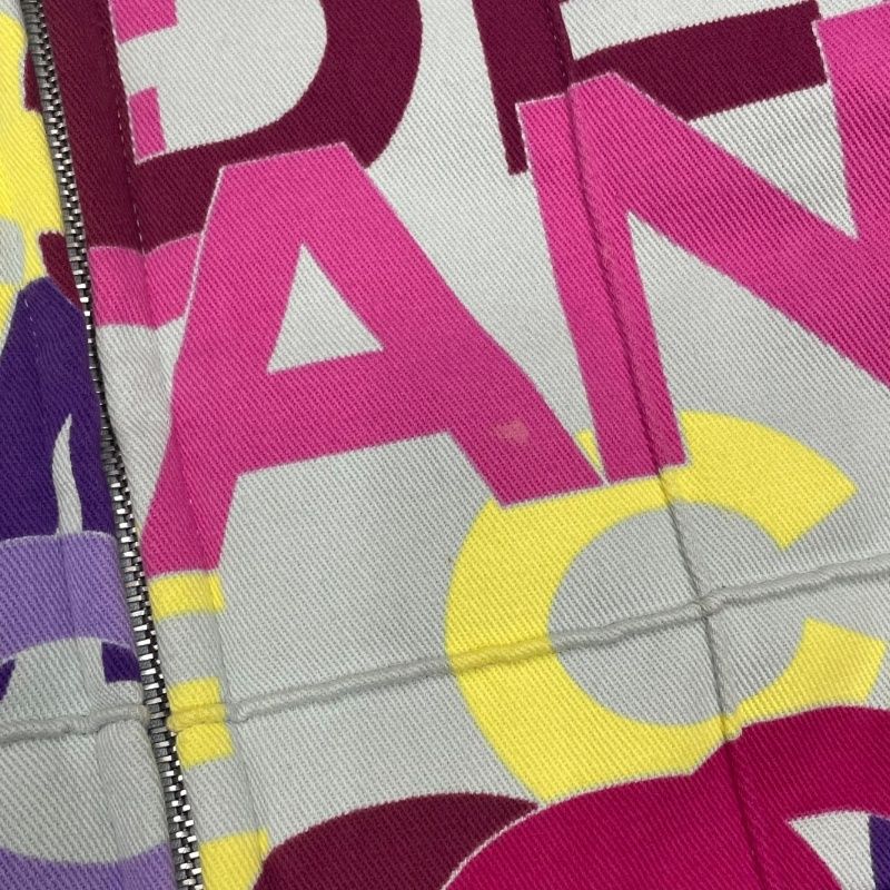Chanel P16058V08941 All-Over Logo Jacket Multicolor