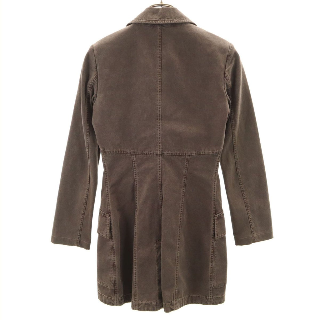 Chanel P20703V11996 Cotton Jacket Brown 34