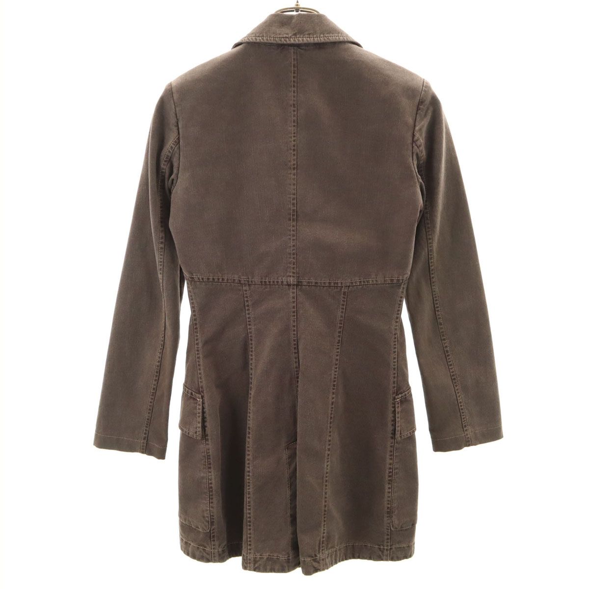 Chanel P20703V11996 Cotton Jacket Brown 34