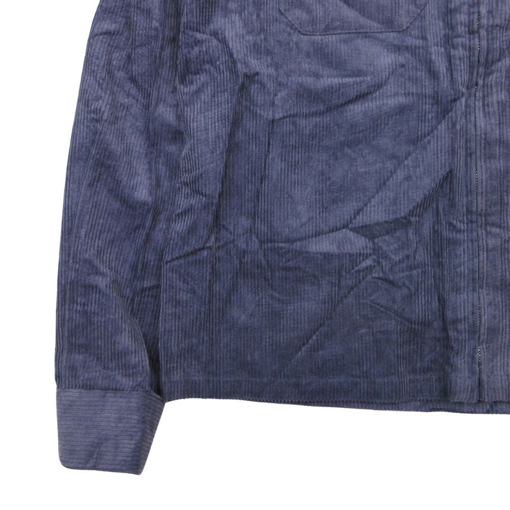 Dior Homme Corduroy Work Jacket Logo Patch Blouson Dark Purple 48