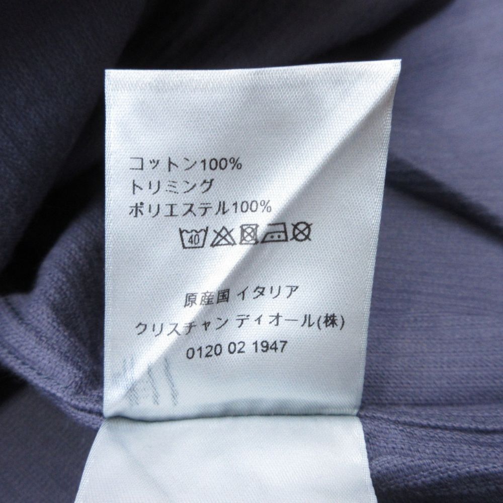 Dior Homme Corduroy Work Jacket Logo Patch Blouson Dark Purple 48