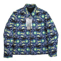 NWT Dior Homme 21AW Kenny Scharf All-Over Jacquard Double Zip Blouson Jacket Blue 50