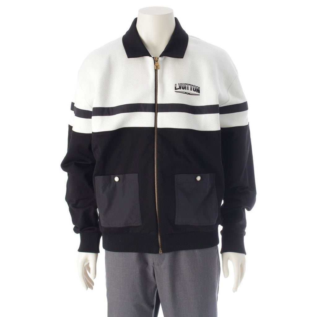 Louis Vuitton 2025 Cotton Nylon Logo Hybrid Jersey Blouson L