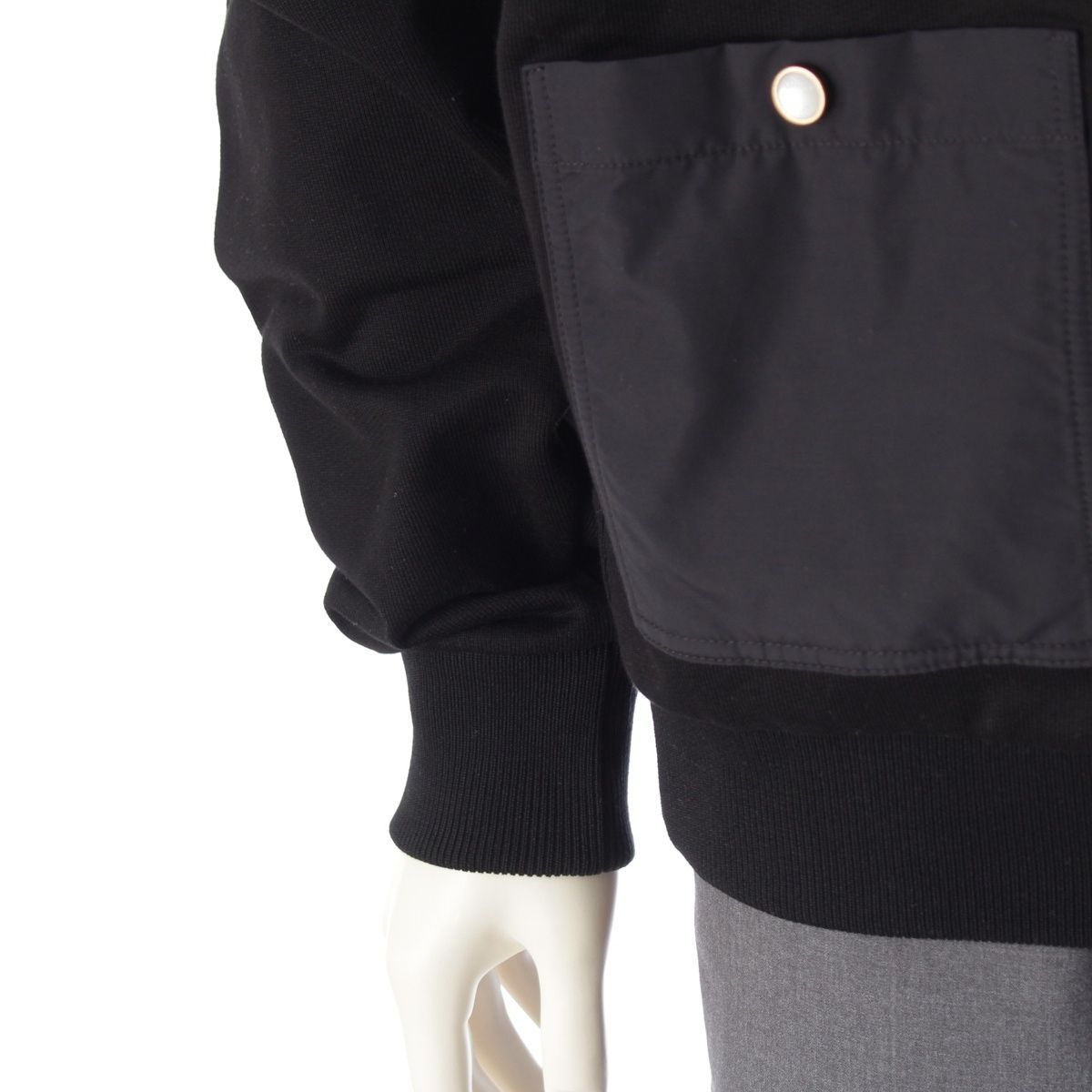 Louis Vuitton 2025 Cotton Nylon Logo Hybrid Jersey Blouson L