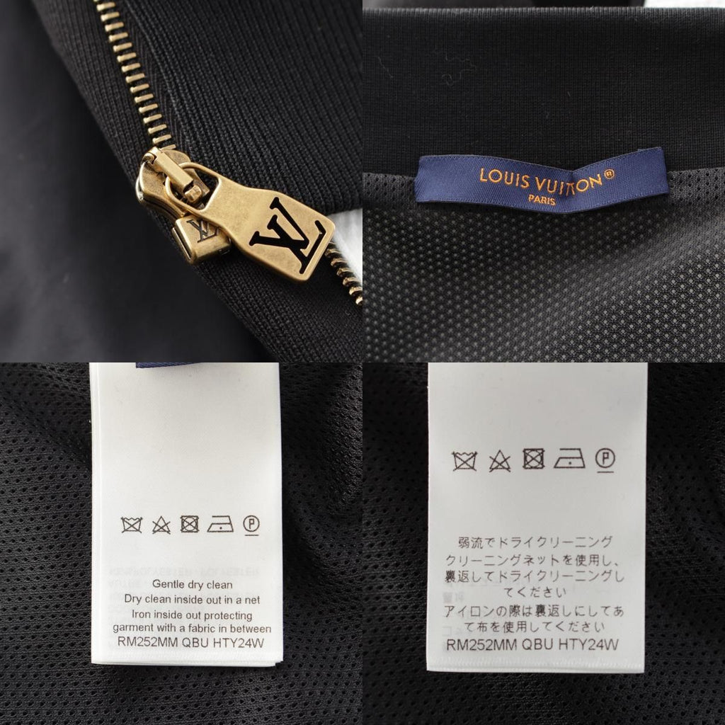 Louis Vuitton 2025 Cotton Nylon Logo Hybrid Jersey Blouson L