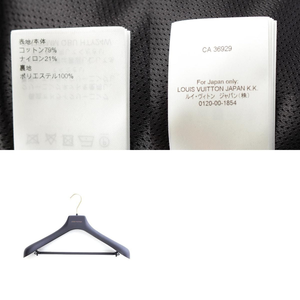 Louis Vuitton 2025 Cotton Nylon Logo Hybrid Jersey Blouson L