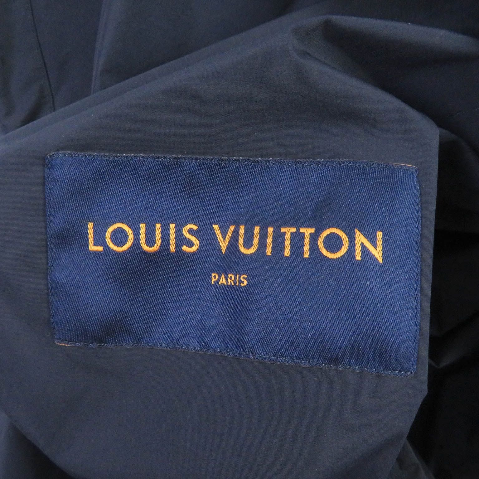 Louis Vuitton 19AW Belt Pocket Windbreaker Anorak Blouson Navy 50