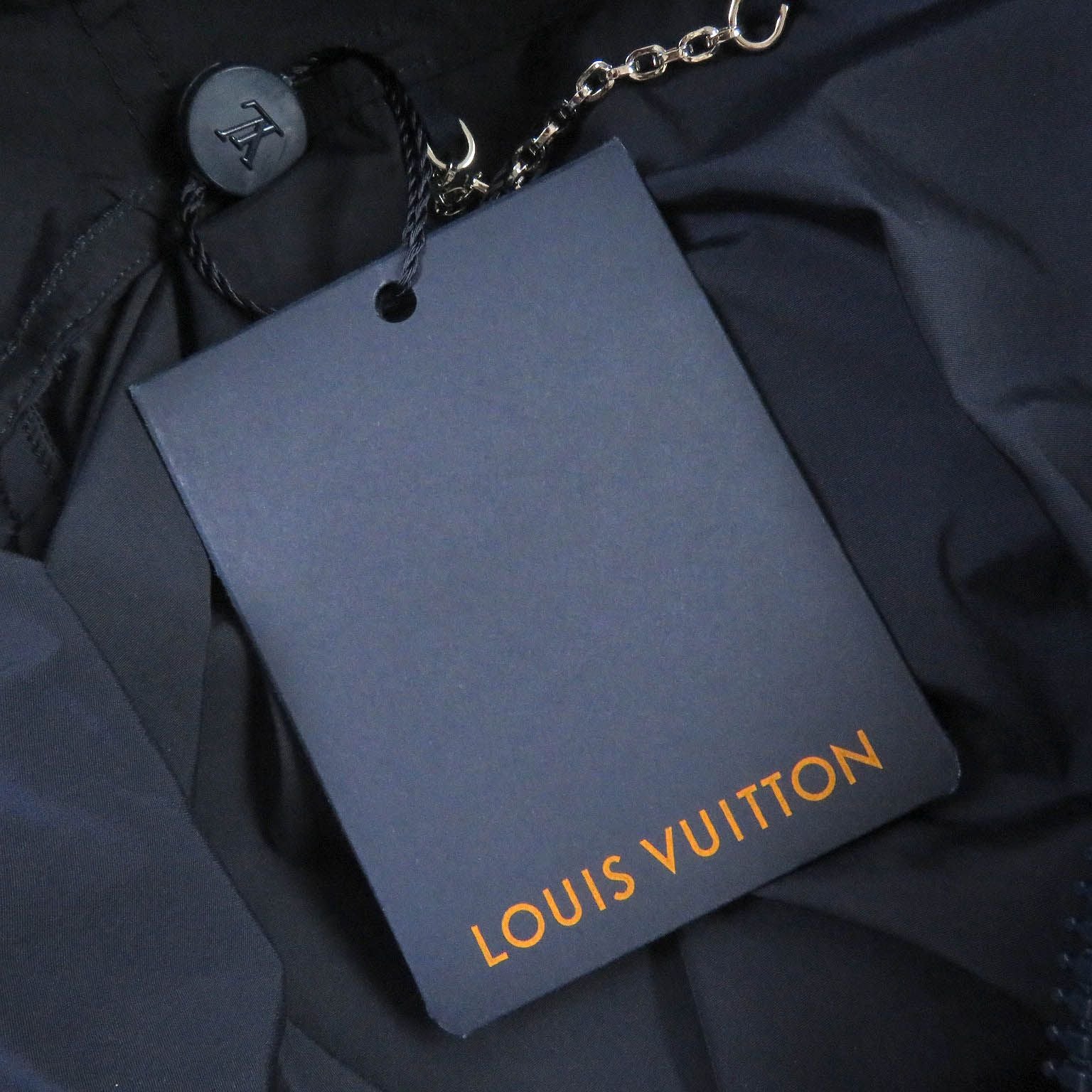 Louis Vuitton 19AW Belt Pocket Windbreaker Anorak Blouson Navy 50